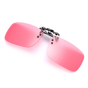 แว่นกันแดดโพลาไรซ์สีชมพูอ่อน YIHANG ป้องกันรังสียูวี สำหรับผู้ชายและผู้หญิง  แบบหนีบ - Product Image 1