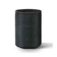Pochette de ceinture à outils en tissu Oxford durable, sac de rangement rond à cordon de serrage, organisateur de taille robuste 1-3L