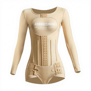 Faja Moldeadora Postoperatoria de Primera Fase con 6 Varillas para Cintura, Abdomen y Brazos, con Soporte de Pecho para Reducción de Senos Secundaria - Product Image 5