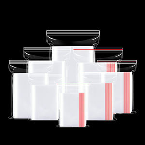 小型重型透明可重新闭合聚3x5拉链袋4mil拉链袋塑料可重复密封4x4拉链袋 - Product Image 5