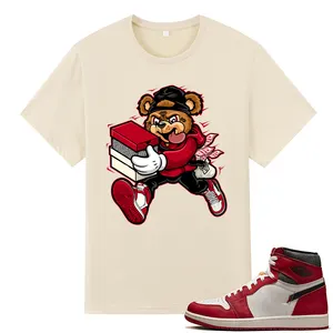 Camisetas Unisex "Lost And Found" de Chicago 1s, camisas combinadas, deportivas con estampado de oso, camisetas gráficas de 100% algodón