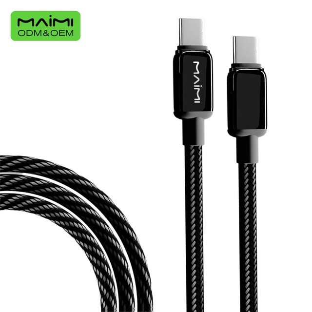 Wholesale Premium Zinc Alloy Braided C to C Cable 60W PD Fast Sync Data Cable 1M for Global Resellers Compatible with iPhone