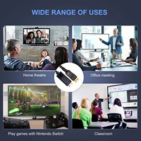 Câble DisplayPort 1.4 vers HDMI 2.1 8K60Hz 4K120Hz DP vers HDMI Mâle vers Mâle pour Moniteur d'Ordinateur Projecteur
