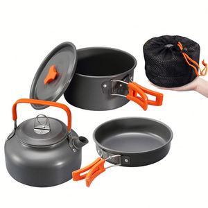 Lightweight Portable Set <b>Compact</b> Camping Cookware - Product Image 1