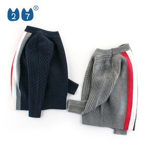 Marque de mode 100% Fil de coton Décontracté <span class=keywords><strong>Pull</strong></span> Épais Garçons Vêtements D'hiver - Product Image 3