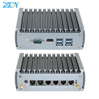 Appliance pare-feu d'entreprise Intel I225V 6 NIC 2.5G Gigabit Ethernet PfSense OPNsense Gateway Linux Ubuntu Mini PC