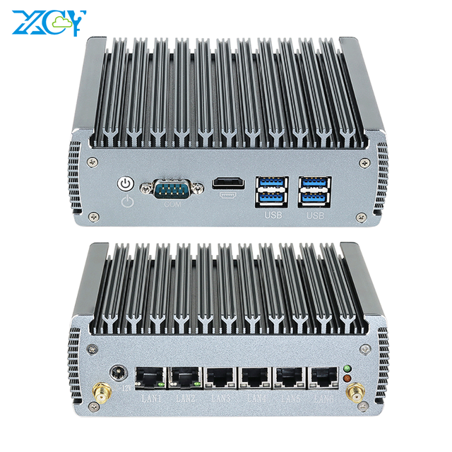 Intel I225V 6 NIC 2.5G Gigabit Ethernet Enterprise Firewall Appliance PfSense OPNsense Gateway Linux Ubuntu Mini PC