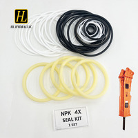 Kit de joints d'étanchéité NPK 4X pour marteau hydraulique – Pièces de rechange pour joints d'étanchéité d'huile de marteau hydraulique