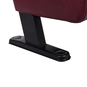 Silla de cine Starlight Theater Xzl-09 de cuero rojo con portavasos para uso en cines y auditorios - Product Image 3