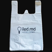 Sacs en PE recyclables avec poignées pour t-shirts, personnalisables avec logo, certifiés ISO9001, pour supermarchés et expositions - Vente en gros