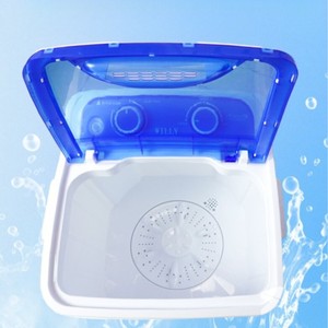 <b>Mini</b> Washing Machine 370x400x630mm Plastic Housing Single Row Wash Electric Power For Laundry Shoe Cleaning - Product Image 2