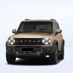 นักเดินทางดัดแปลงรถ Jetour Traveler 2024 2.0TD 4WD 254hp ปีกมังกรสีเงิน5-seater SUV