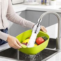 Robinet de cuisine en gros pour distributeurs avec douchette, extensions multi-filtres, purificateur d'eau anti-éclaboussures