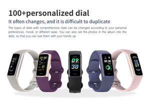 Pulsera inteligente C68 transfronteriza AMOLED nueva explosión mide la temperatura corporal presión arterial Frecuencia Cardíaca Ejercicio <span class=keywords><strong>de</strong></span> <span class=keywords><strong>oxígeno</strong></span> en sangre - Product Image 4