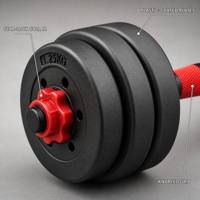 Nouvelle conception 4 en 1 Ensemble d'haltères multifonctionnel réglable 10KG 30KG 20KG 40KG Équipement de musculation