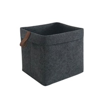 Sac de rangement pliable en feutre personnalisé panier boîte feutre Cube bac pour jouets et livres