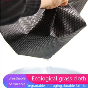 LV YOU NONG FCB-01 Malla Antihierbas Ecológica de Polipropileno Negra para Jardín y Granja, Biodegradable en 1-2 Años - Product Image 3