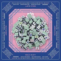 Jeu de Mahjong professionnel américain à 4 couches, 160 tuiles, bleu pâle, en acrylique lourd, géométrique