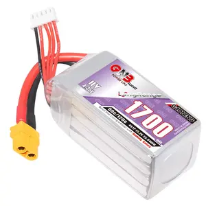 1700mAh 15.2V hv 4S 60C 120c HV XT60 LiPo pin mềm gói dài Phạm vi tự do FPV bay không người lái lihv điện áp cao gaoneng gnb