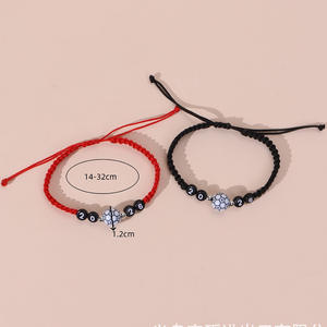 Nouveaux Bracelets de Fête Souvenirs de Football Tressés à la Main, Design Créatif Coupe du Monde <span class=keywords><strong>FIFA</strong></span> 2026, Bracelets Carte « J'aime le Football » - Product Image 3