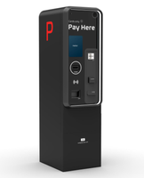 Système de paiement en libre-service pour parking extérieur, système de paiement en libre-service pour parking, kiosque de parking avec écran tactile