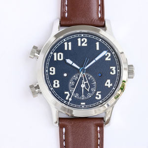 Đồng hồ thời gian kép tự động cho nam sang trọng phong cách Phi Công cho calatrava 5524 cảm hứng GMT Thời Gian Du Lịch hiển thị Chiều rộng dải con trỏ - Product Image 1