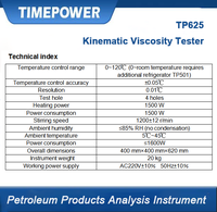 Viscosímetro Cinemático Manual ASTM D445 para Pruebas de Aceite en Laboratorio