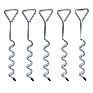 Piques de sol spirales Xd, diamètre intérieur 18 mm, pour tente, couverture de piscine, laisse pour chien - Product Image 1