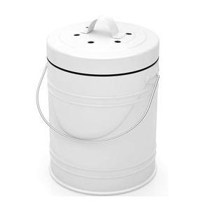 5 liters home compost bin and with filters compost bin kitchen metal compost bin