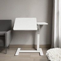 Table d'appoint inclinable pneumatique à hauteur réglable pour ordinateur, avec roulettes, design moderne, qualité commerciale, pour chambre et salle à manger