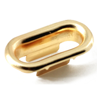 Oeillet en métal de forme ovale en fer de 20mm Petits oeillets personnalisés
