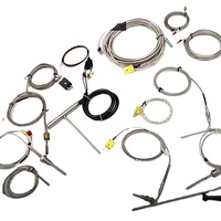 Sonde thermocouple flexible K J PT100, câble haute température, capteur de température industriel