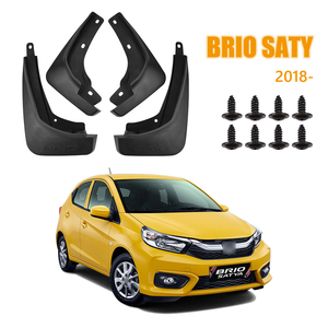 บังโคลนรถยนต์พลาสติกคลุมทั้ง2018-2024Front และด้านหลังแบบเต็มแผ่นบังโคลนรถ Honda BRIO <span class=keywords><strong>satya</strong></span> - Product Image 1