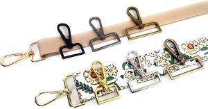 Pcs D Ring Swivel Lobster Claw Clasps Push Gate Snap <b>Hooks</b> Trigger <b>Clips</b> For Purse Keychain Strap Making - Product Image 5