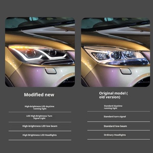 TYPY 2013-2016 for Ford Kuga <b>Headlight</b> Assembly <b>LED</b> Lens Daytime Running Lights Turn Signals head light - Product Image 3