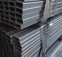 Tube carré en acier au carbone prégalvanisé coupé sur mesure, soudé par électrofusion (ERW), faible entretien, pour charpentes de maisons de ferme rurales et applications industrielles