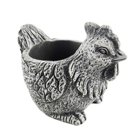 Petit pot à fleurs en ciment classique fait à la main pour la décoration du jardin et de la maison