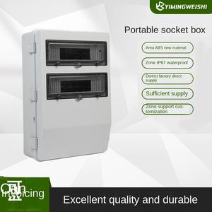 <span class=keywords><strong>Caja</strong></span> <span class=keywords><strong>de</strong></span> Distribución Portátil para Exteriores, Resistente al Agua, Polvo <span class=keywords><strong>y</strong></span> Salpicaduras, Grado Industrial, ABS, IP67, 310x310x145mm - Product Image 3