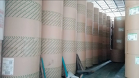 70-100g Virgin Brown Semi Extensible Sack Kraft Paper Rolls Sheets for Cement Packaging Bag