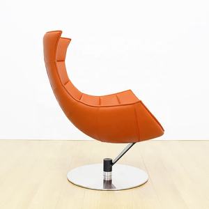 Silla de salón reclinable giratoria de cuero, silla de ocio interior/exterior para sala de estar, dormitorio, escuela, Villa, gimnasio, Hotel - Product Image 3