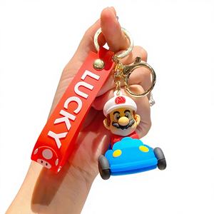 Llavero de Dibujos Animados de <span class=keywords><strong>Super</strong></span> Mario, Bonito, Popular, al por Mayor, Ecológico, Duradero, de PVC, para Niños y Niñas - Product Image 3