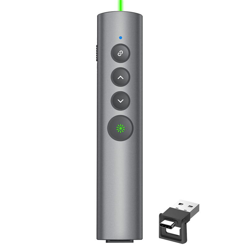 <strong>Remote</strong> <strong>Presentation</strong> Clicker Long Range Rechargeable <strong>Presentation</strong> with <strong>Green</strong> <strong>Laser</strong> <strong>Pointer</strong> Clicker for PowerPoint <strong>Presentation</strong>