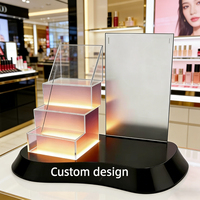 Présentoir en acrylique personnalisé pour cosmétiques, support de rangement escalonné pour supermarché, présentoir en acrylique pour bijoux et parfums