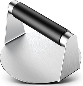 Smash <span class=keywords><strong>Burger</strong></span> Press Hamburger Smasher Tool <span class=keywords><strong>Presse</strong></span> à jambon en acier inoxydable avec poignée anti-brûlure Grill Press pour Smashburger - Product Image 1