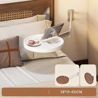 Faltbarer Couch tisch Kleiner runder kreativer schwimmender Wohnzimmer-Beistell tisch Home Schlafzimmer Wandbehang Couch tisch