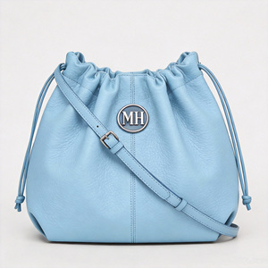 Bolso de Hombro de Piel Sintética de Moda con Correa Larga Ajustable y Cordón, Bolso Moderno Minimalista, Bolso Cruzado para Mujer - Product Image 2