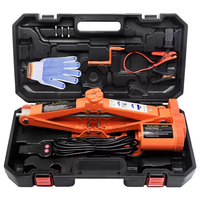 Cric à ciseaux portable 120W 52cm 5 tonnes avec clé à roue, cric hydraulique électrique pour voiture