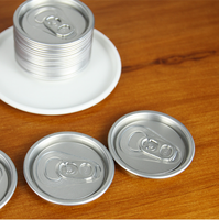 Échantillon gratuit de canettes transparentes en PET faciles à ouvrir pour boissons, thé, café, soda, jus, champagne - 12 oz/16 oz, sans BPA, qualité alimentaire