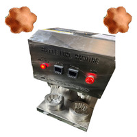 Machine automatique à cornets de gaufres, machine à gaufres croustillantes pour crème glacée, machine à fabriquer des coupes à gaufres