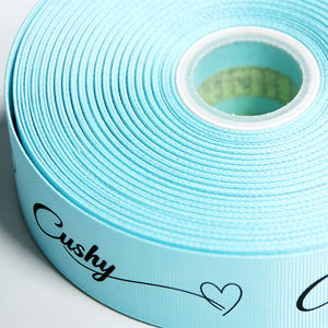 ริบบิ้นผ้าซาตินโพลีเอสเตอร์หรูหรา รับทำโลโก้ สำหรับห่อของขวัญ - Product Image 4